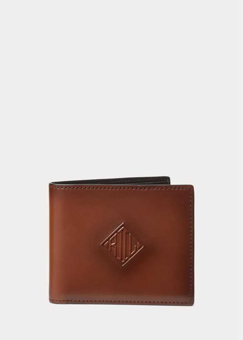 パープル レーベル 財布 メンズ ブラウン Burnished レザー Billfold JPMWQ2318